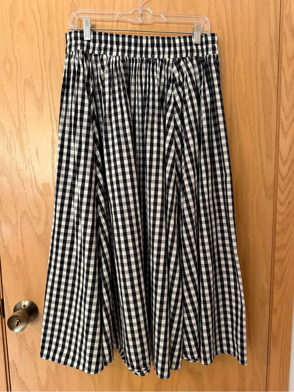 J. Crew Gwyneth Skirt in B&W Gingham